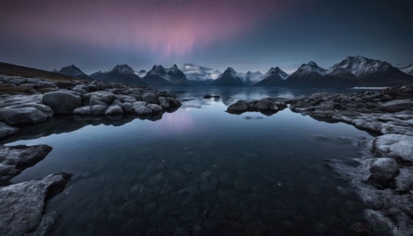 A landscape caught in a breathtaking outdoors