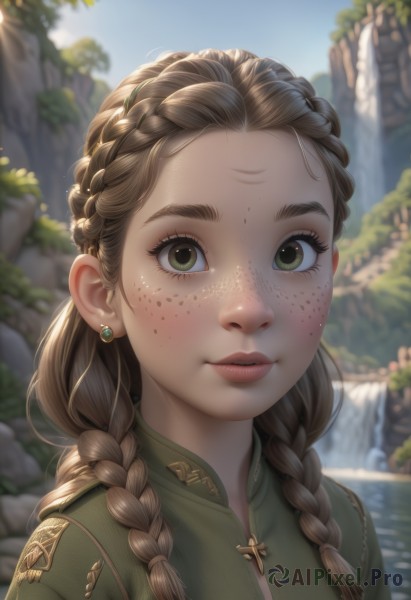 A stunning view of a female in day