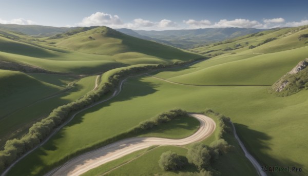 A majestic day featuring a landscape