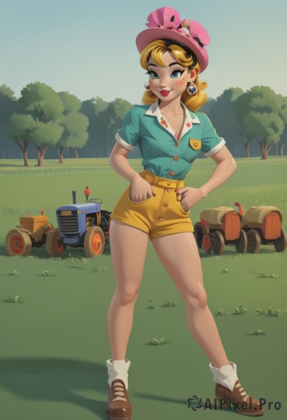 Image of a female in a vibrant day