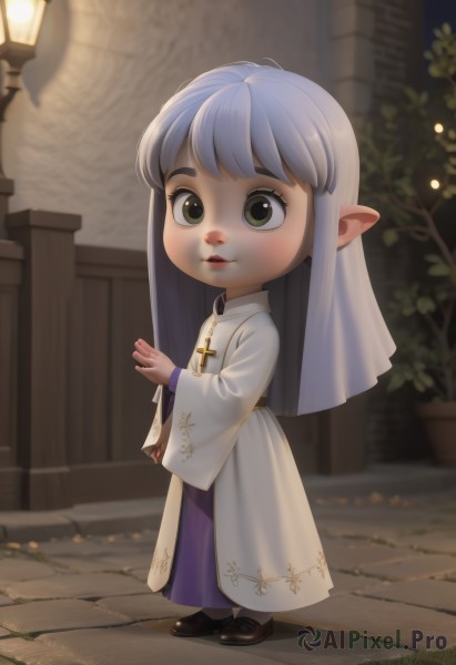 A ethereal outdoors featuring a child