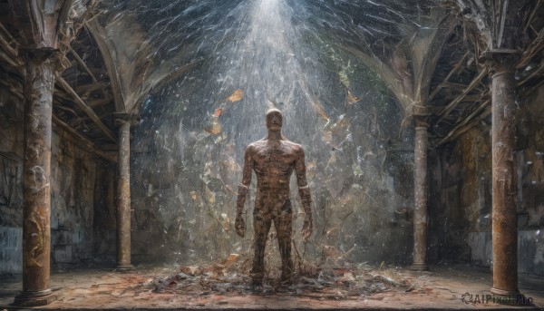A majestic image of a male in scenery