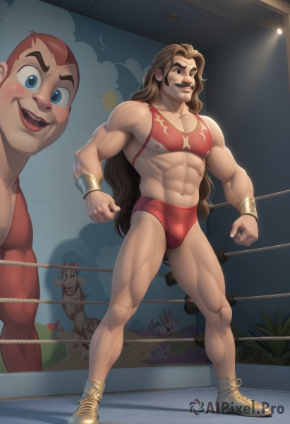 A peaceful image of a male in dynamic scene