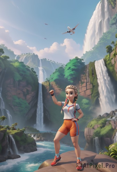 A stunning portrayal of a female in a lush day