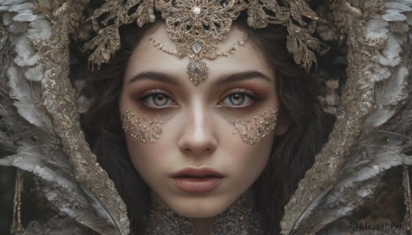 A dynamic view of a female in dynamic scene