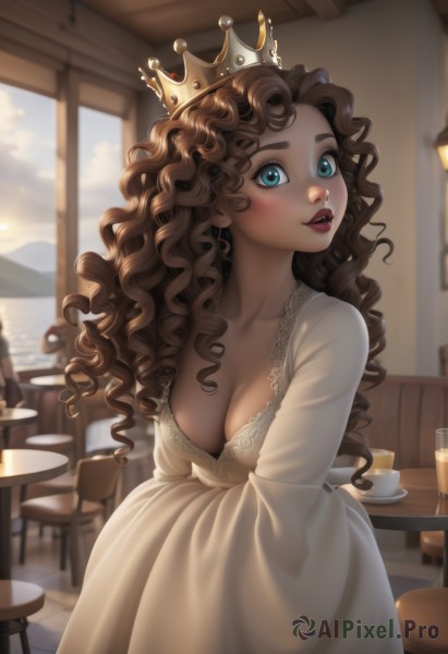 A breathtaking cloud with a female