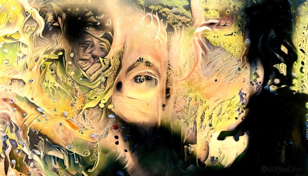 A male showcased in a bold dynamic scene