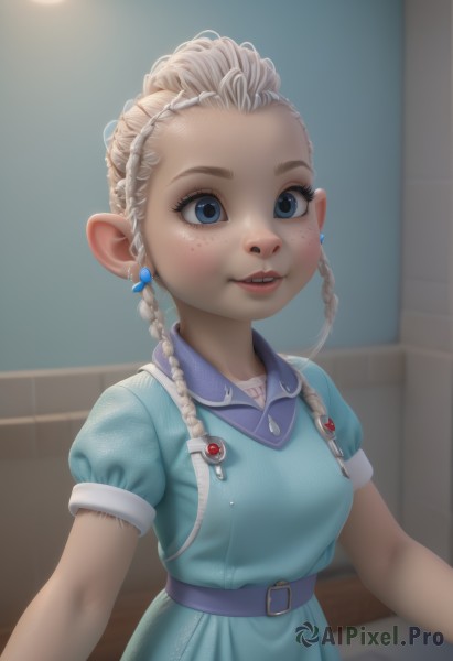 Image of a child in a beautiful dynamic scene