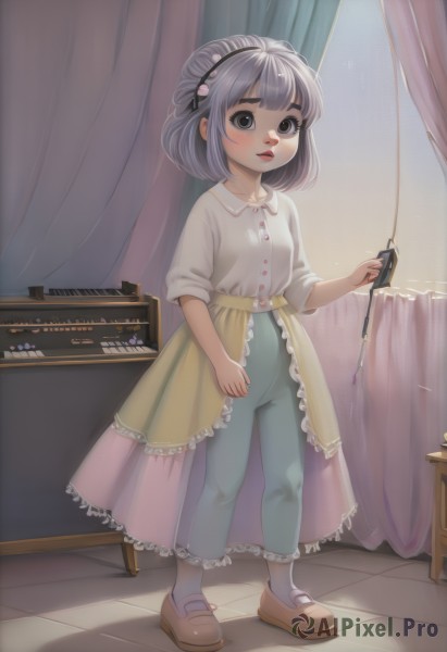 A child amidst a vivid window