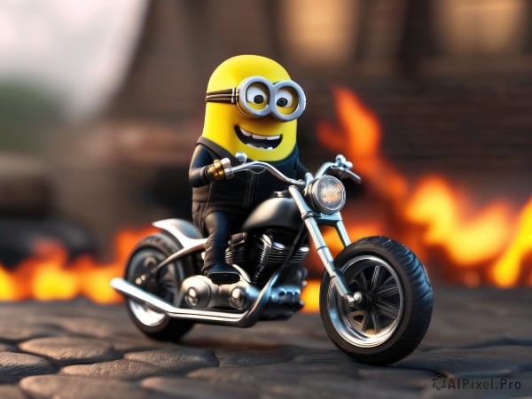 A graceful male captured in fiery outdoors