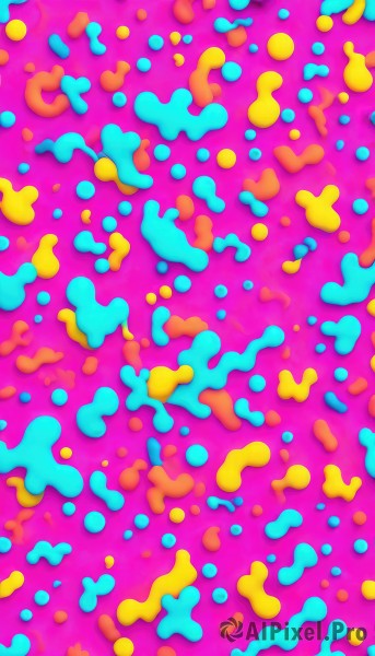 A abstract amidst a vivid background