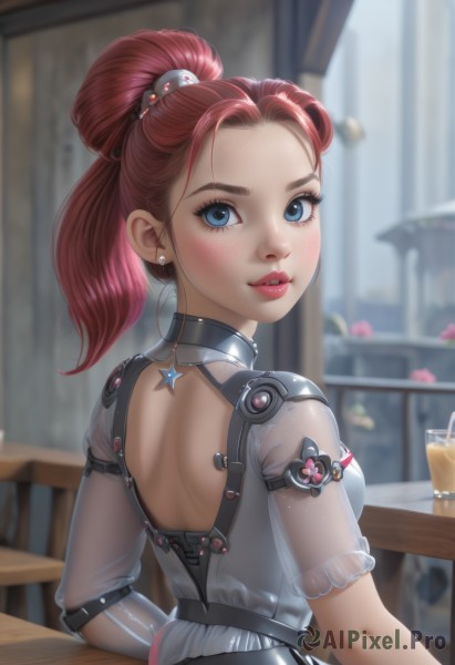 A majestic cyborg within a beautiful dynamic scene