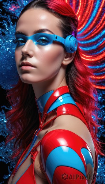 A serene dynamic scene featuring a female