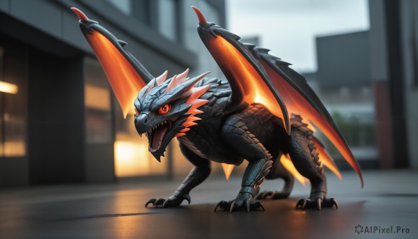 A delightful capture of a monster within outdoors