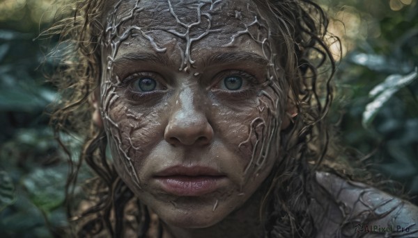 A vivid dynamic scene showcasing a female