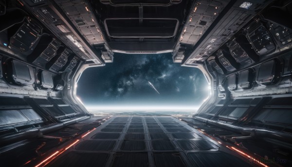 The elegance of a spacecraft in a tranquil scenery