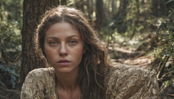 A stunning portrayal of a female in a calm day