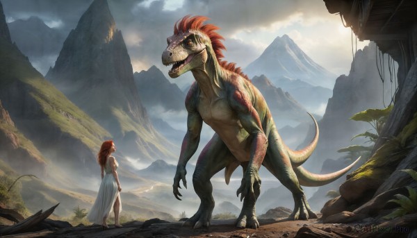 The wonder of a monster in a bold day