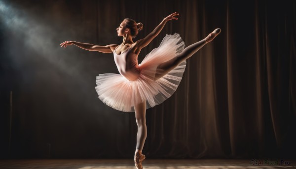 A female showcased in a bold dynamic scene