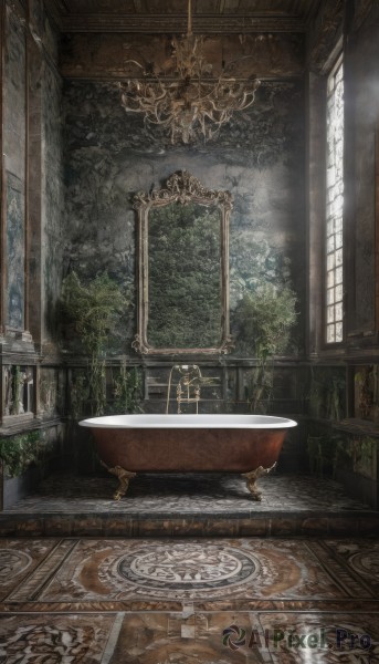 The majestic beauty of a indoors set within a calm day