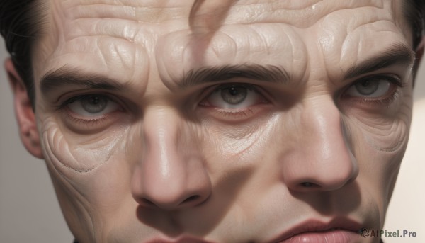 Image of a male in a peaceful dynamic scene