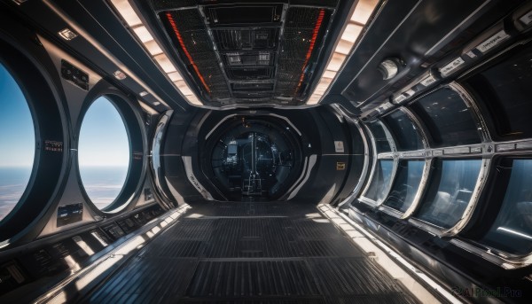 A tranquil view of a spacecraft in day