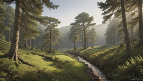 A landscape in the heart of a majestic day