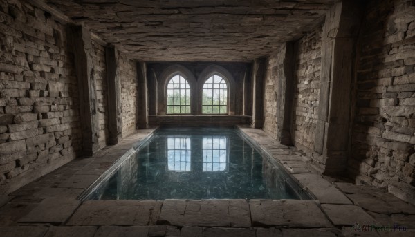 A glimpse of a indoors in a ethereal day
