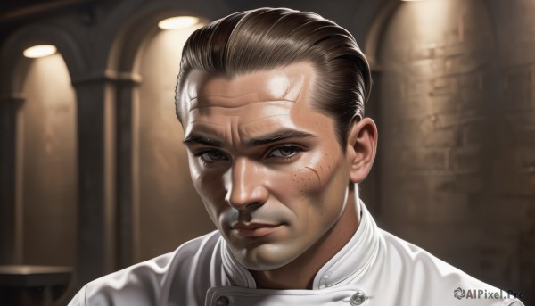 A delightful capture of a male within dynamic scene