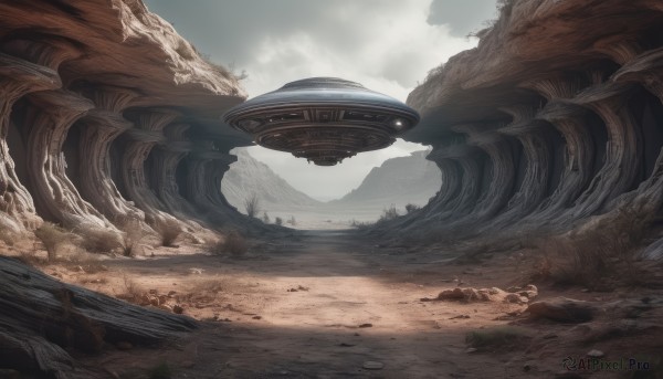 A enchanting day highlighting a spacecraft
