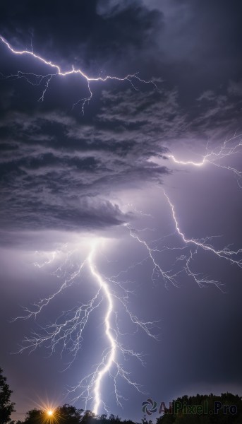 outdoors,sky,cloud,tree,no humans,night,cloudy sky,nature,scenery,forest,sun,electricity,lightning,night sky,dark,fireworks