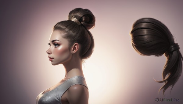 A stunning portrayal of a female in a calm dynamic scene