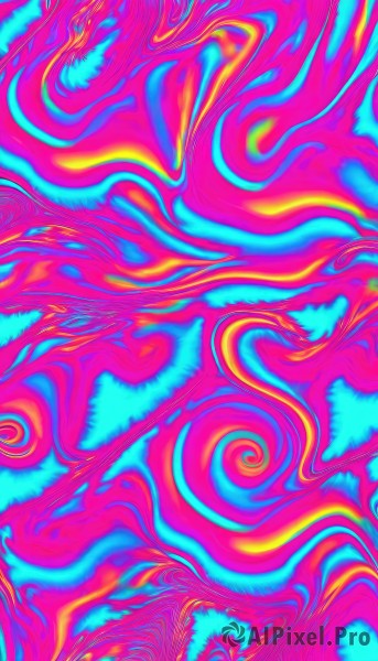 A male amidst a vivid dynamic scene