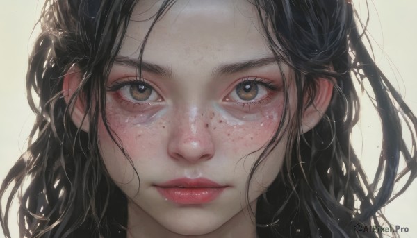 A female in a tranquil dynamic scene