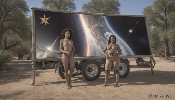 The majestic beauty of a spacecraft set within a ethereal outdoors