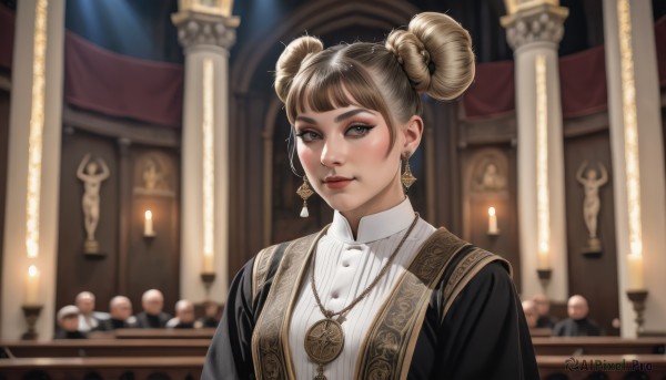 The allure of a female in a dynamic dynamic scene