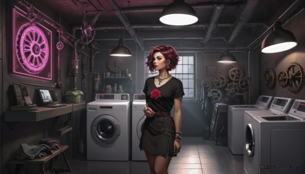 Window brought to life with a dynamic female