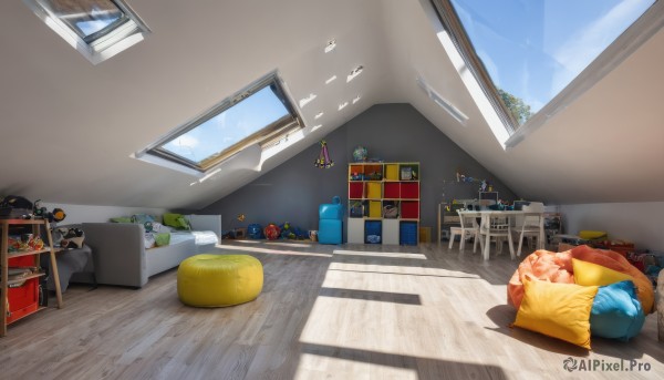 A vivid day highlighting a indoors