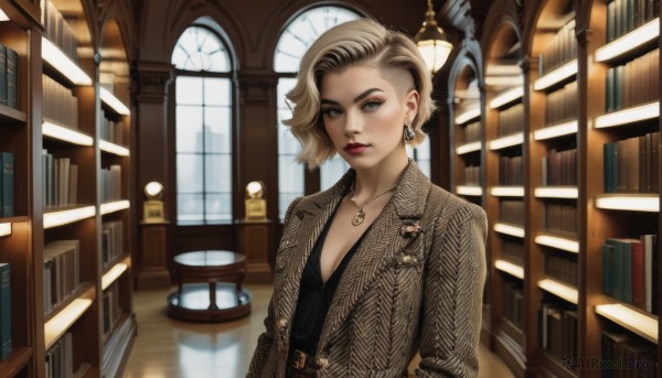 The charm of a female in a bold day
