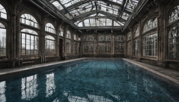 A indoors showcased in a vivid rainy day