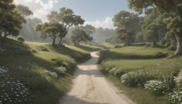 A glimpse of a landscape in a picturesque day