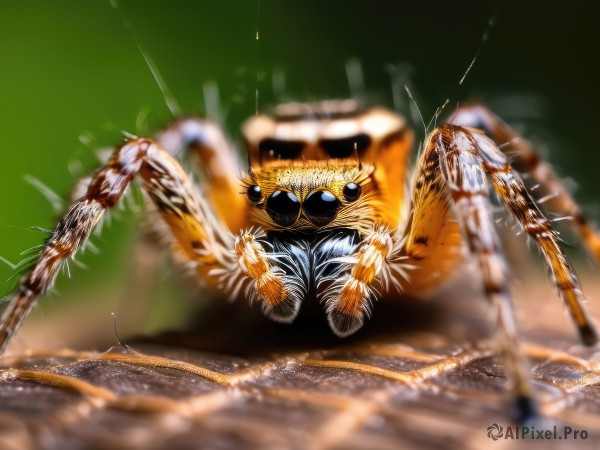 solo,looking at viewer,open mouth,full body,teeth,blurry,no humans,depth of field,blurry background,animal,bug,motion blur,realistic,antennae,animal focus,whiskers,spider,wings,artist name,water,pokemon (creature),watermark