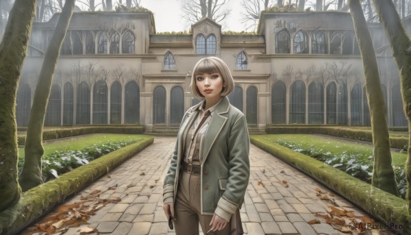 The beauty of a female set in a captivating day