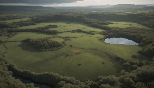 The majestic beauty of a landscape set within a calm day