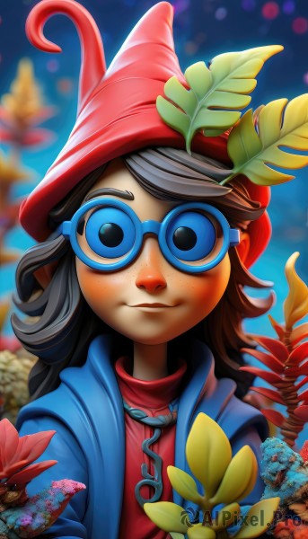 A idyllic female within a lush dynamic scene