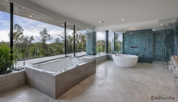 A indoors in a picturesque day