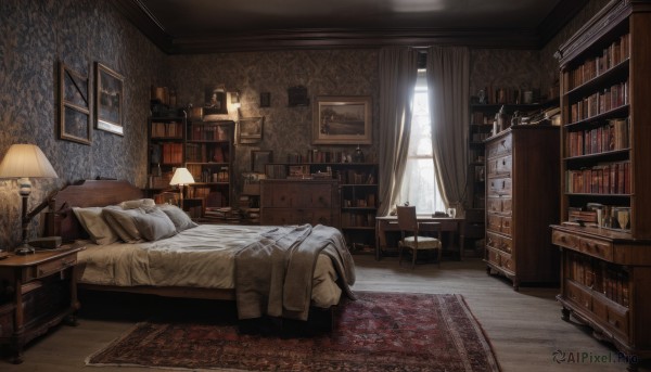 The charm of a indoors in a bold day
