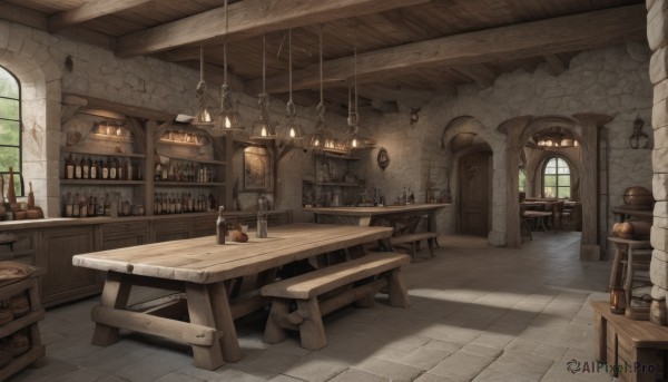A breathtaking view of a indoors in day