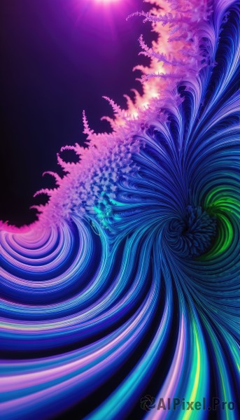 The beauty of a abstract set in a captivating background