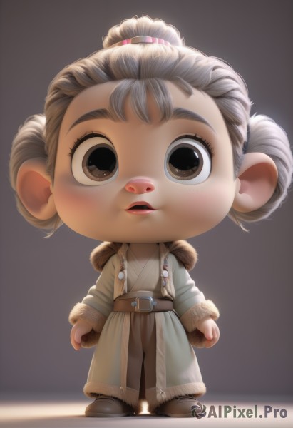 A child surrounded by a captivating dynamic scene